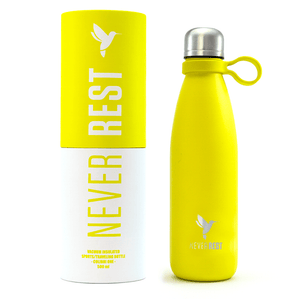 Vacuum Bottle - B.Yellow - 500ml Vacuum Bottle, Isloier- Flasche, Isolier Kanne, Wasser Flasche, Sportgear, Sportgerät, Yoga